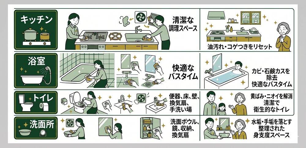 プロによるハウスクリーニング